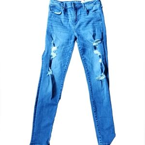 Thrashed Abercrombie Simone High-rise Super Skinny Jeans Size 10